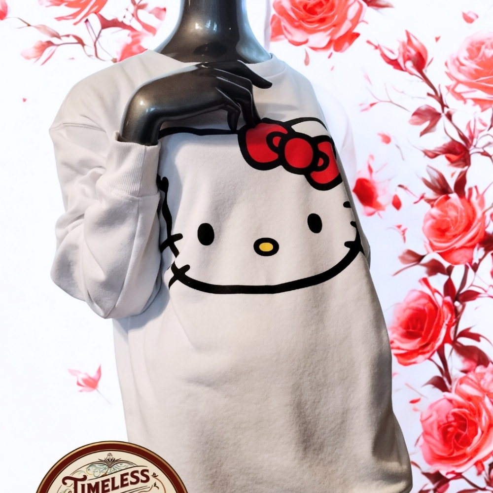 Hello Kitty White Cotton Top